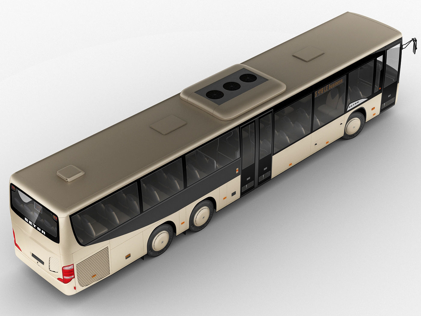 Setra S418LE business bus 3D model_8