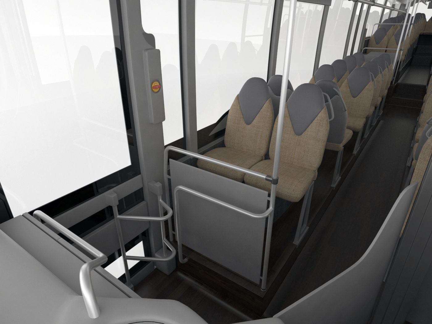 Setra S418LE business bus 3D model_17