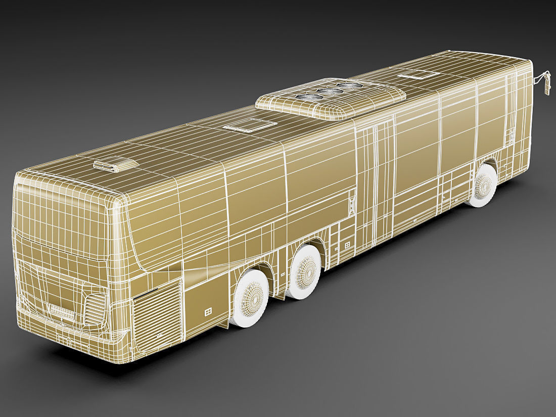 Setra S418LE business bus 3D model_27
