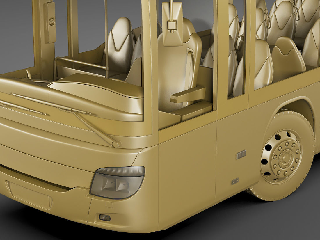 Setra S418LE business bus 3D model_23