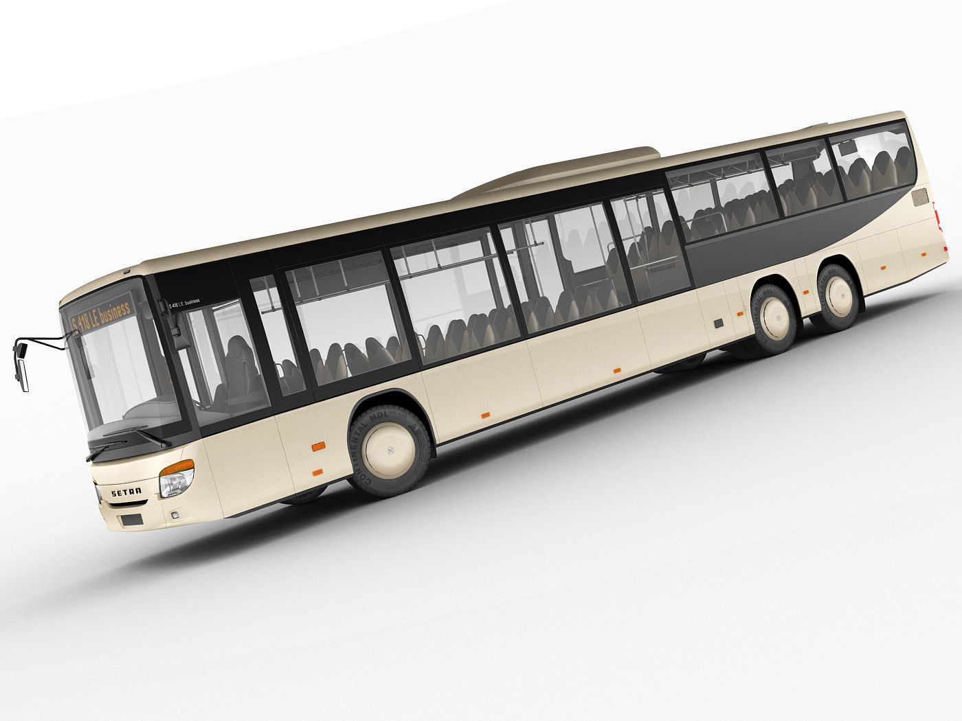 Setra S418LE business bus 3D model_9