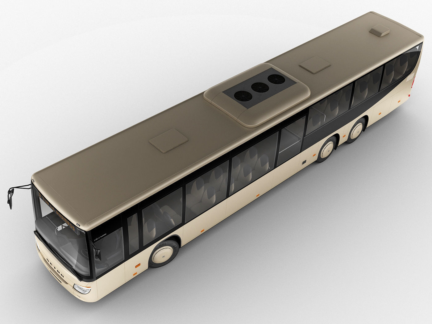 Setra S418LE business bus 3D model_7
