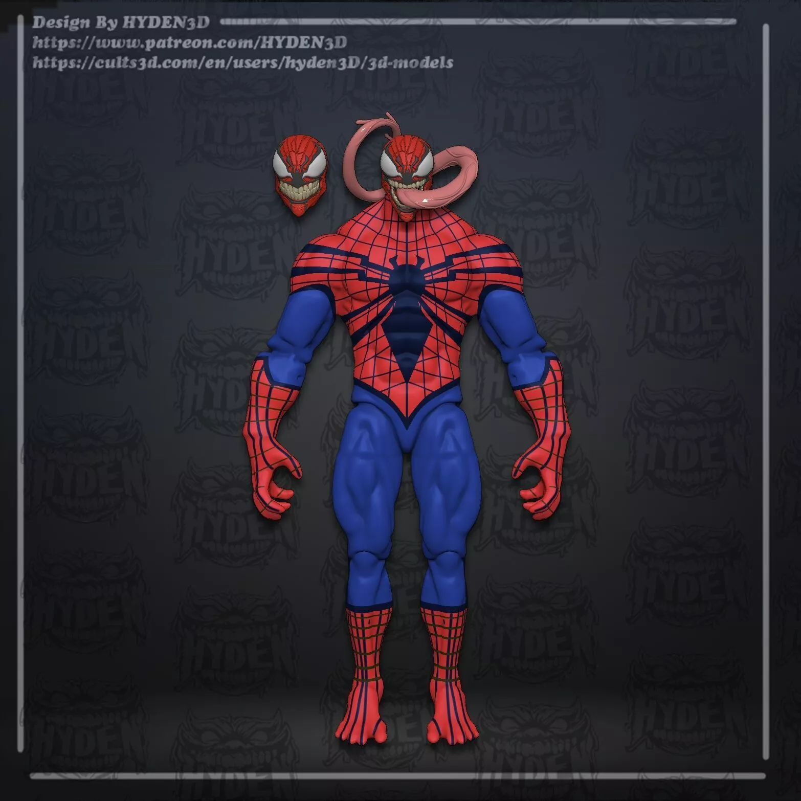 spider venom 3D print model