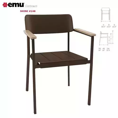 Emu Shine Chair - Arik Levy 3D model