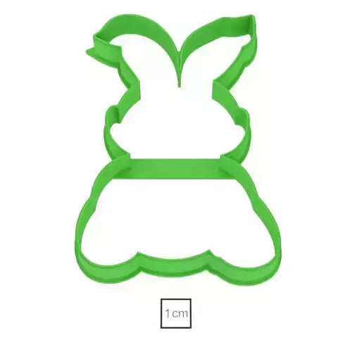 Honey Bunny cookie cutter for professional
