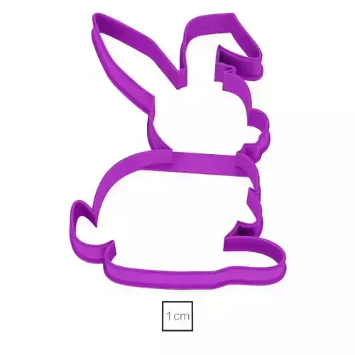 Bunny 5 cookie cutter for professional