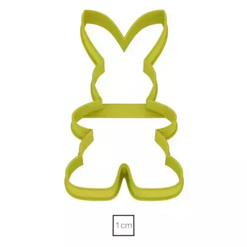 Rabbit 2 cookie cutter for professional