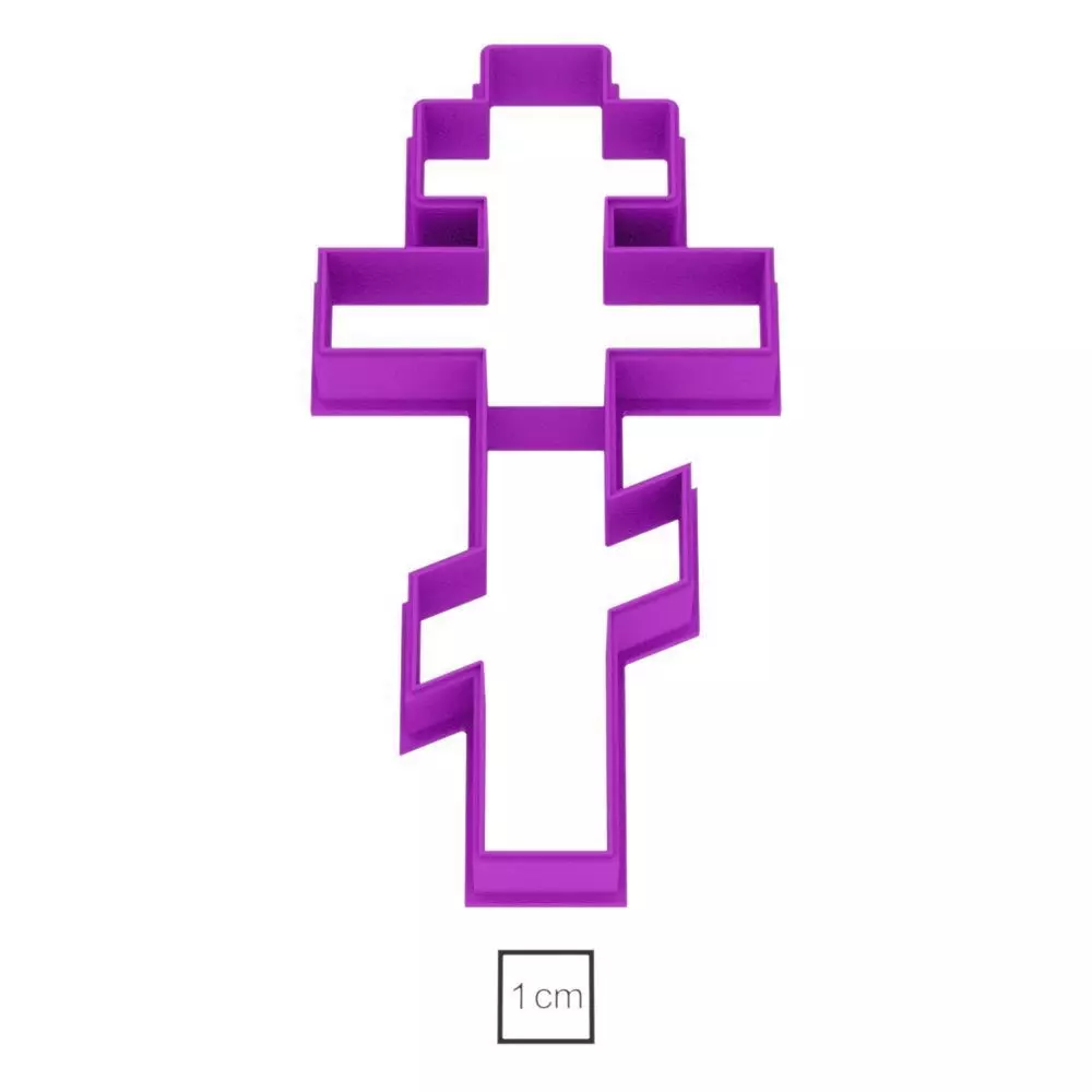 Orthodox Cross cookie cutter for professional Free 3D print model
