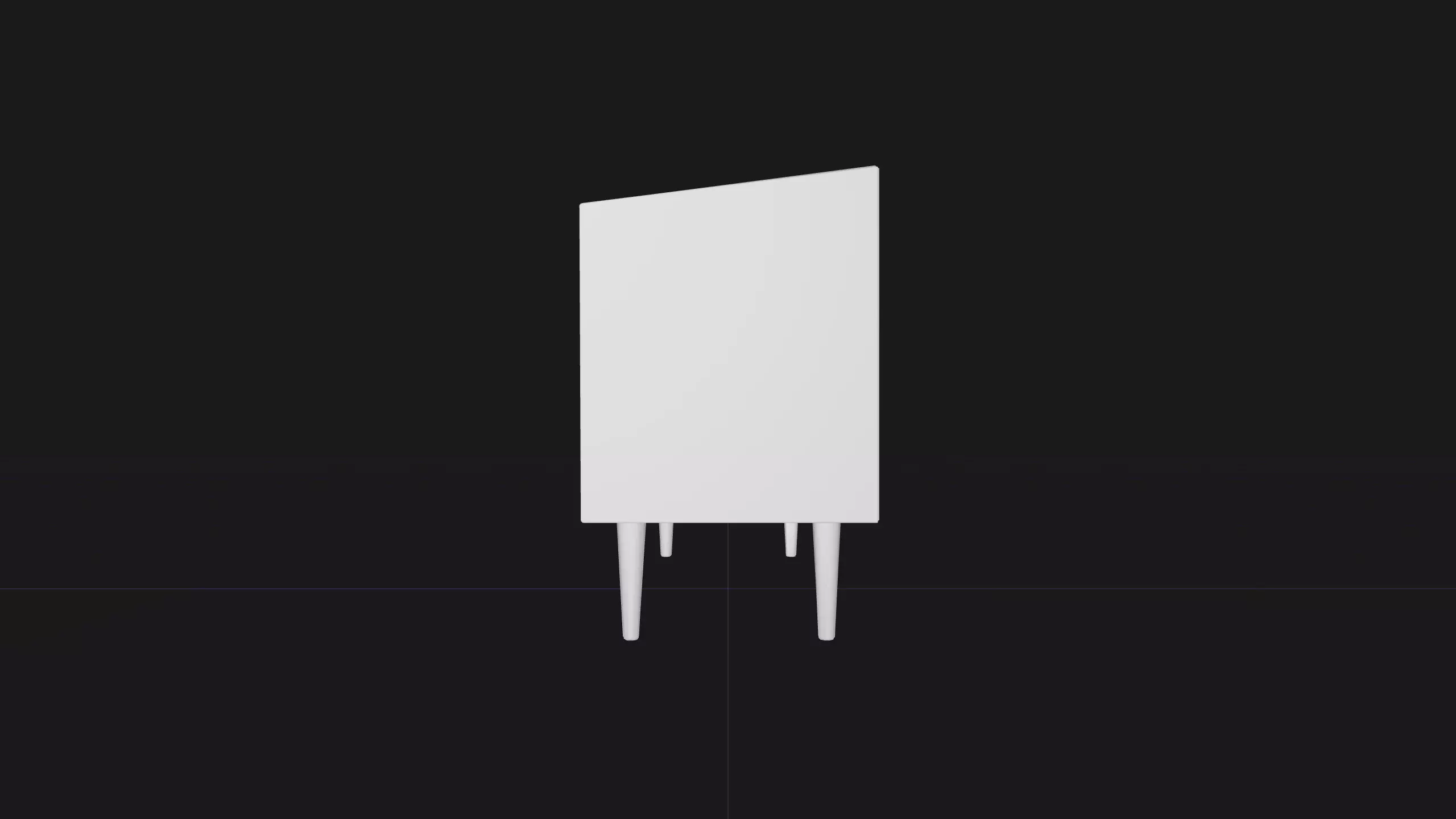 Nordic Sideboard Free low-poly 3D model