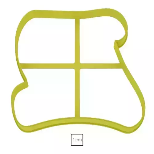 Scroll cookie cutter for professional