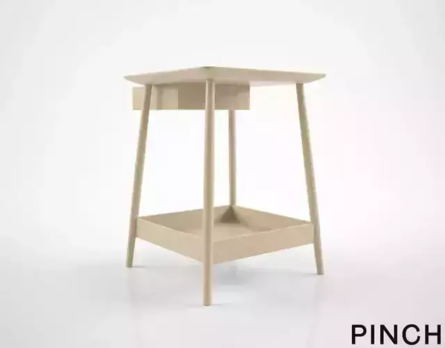 Pinch Harlosh bedside table 3D model
