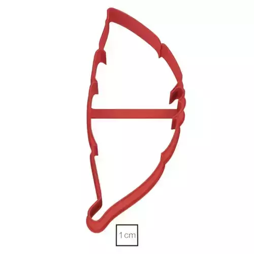 Feather cookie cutter for professional