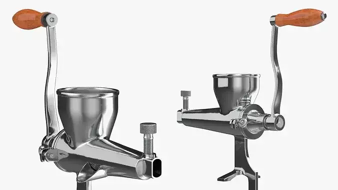 Steel Manual Juicer 3D model 6