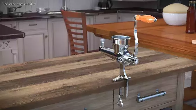 Steel Manual Juicer 3D model 3
