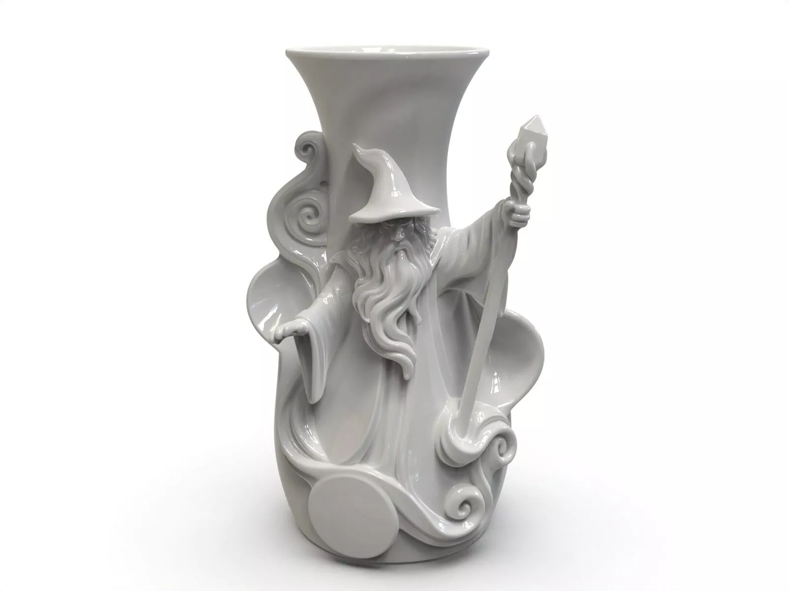 Celestial Wizard Sage Vase 3D print model