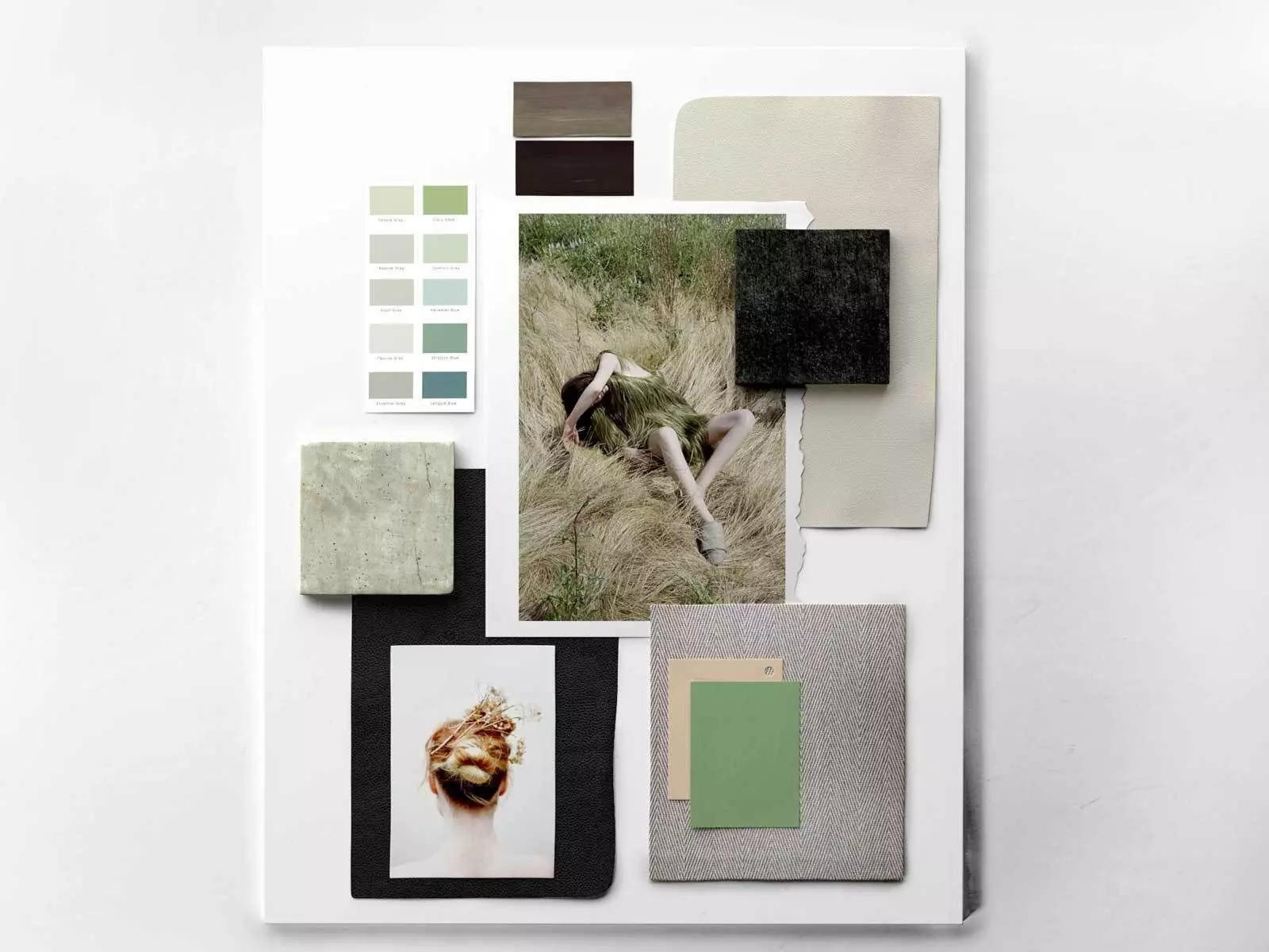 Fabric Leather Photo Composition 3D model_0