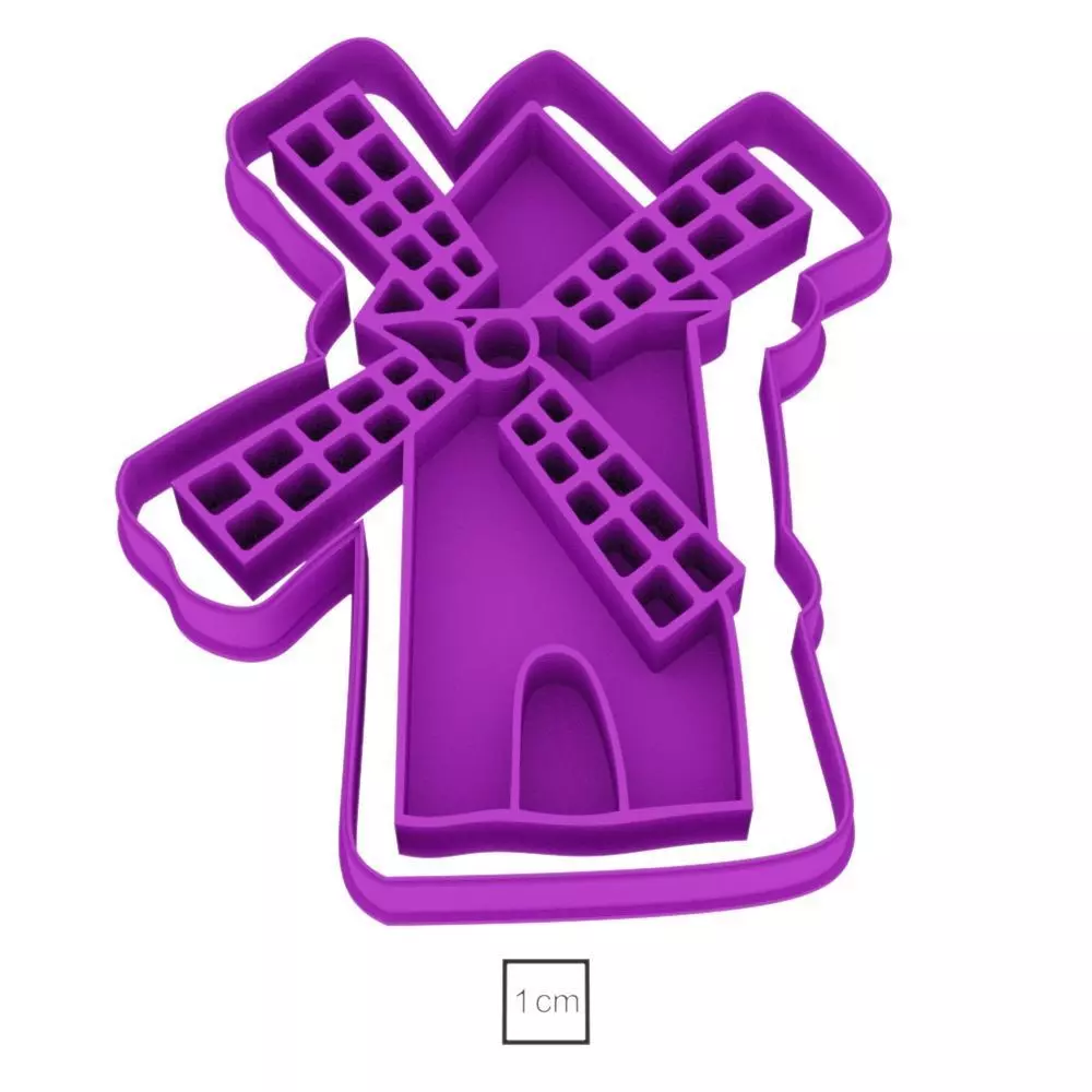 Set Mill cookie cutter for professional Free 3D print model