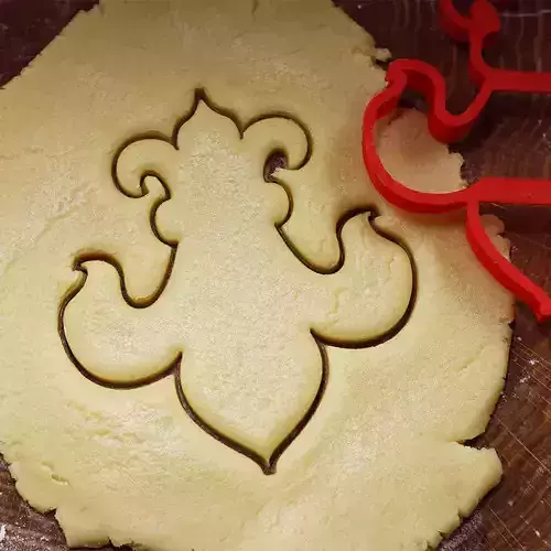 Lily cookie cutter for professional