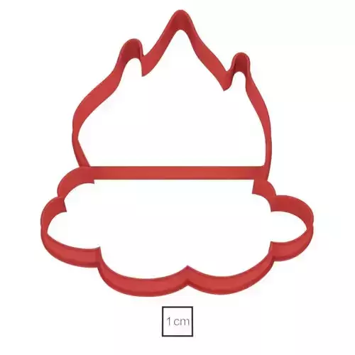 Fire cookie cutter for professional