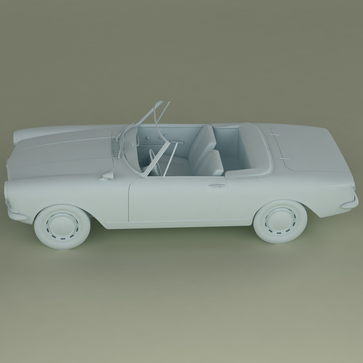 Opel Kadett Frua Cabriolet 3D model_11