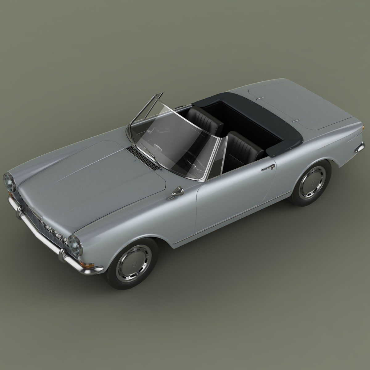 Opel Kadett Frua Cabriolet 3D model_5