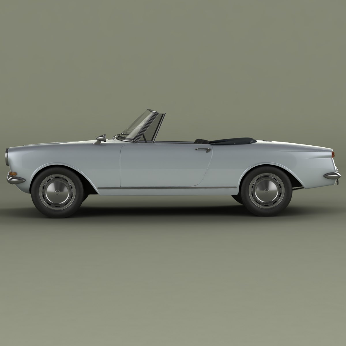 Opel Kadett Frua Cabriolet 3D model_1