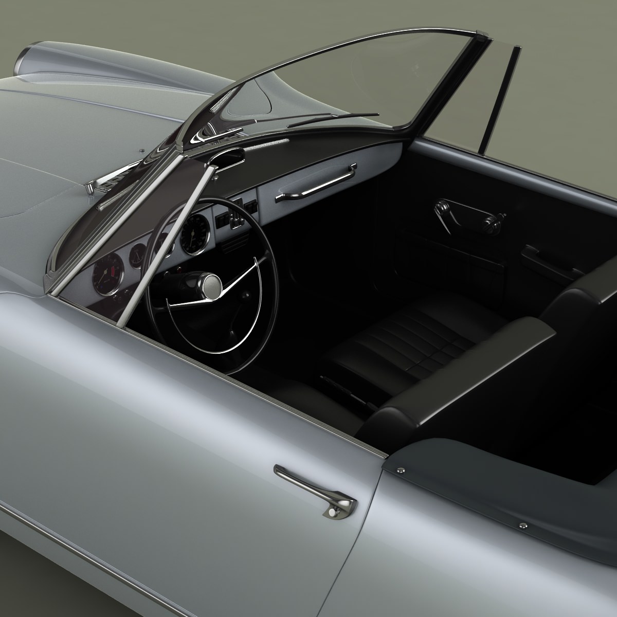 Opel Kadett Frua Cabriolet 3D model_9