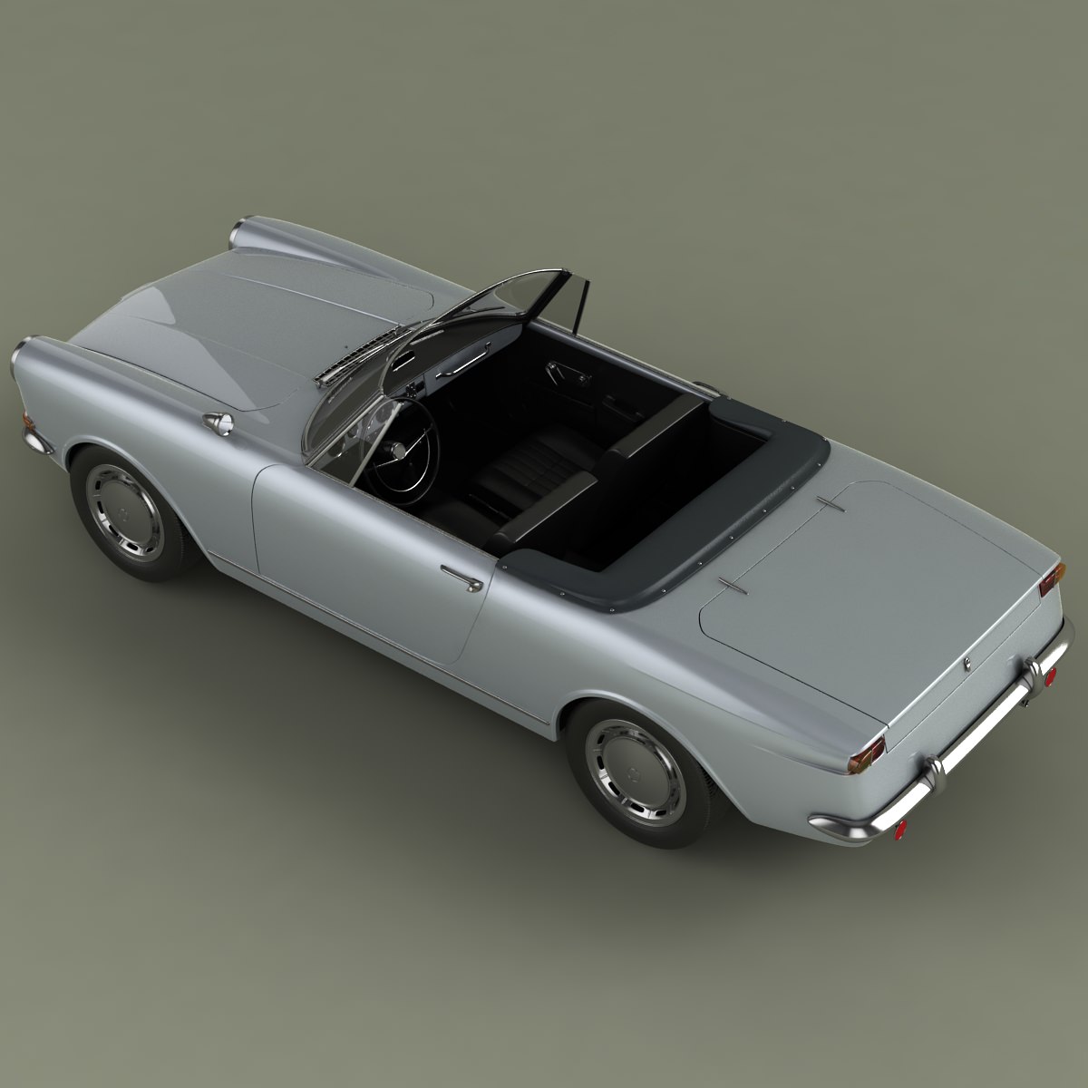 Opel Kadett Frua Cabriolet 3D model_7