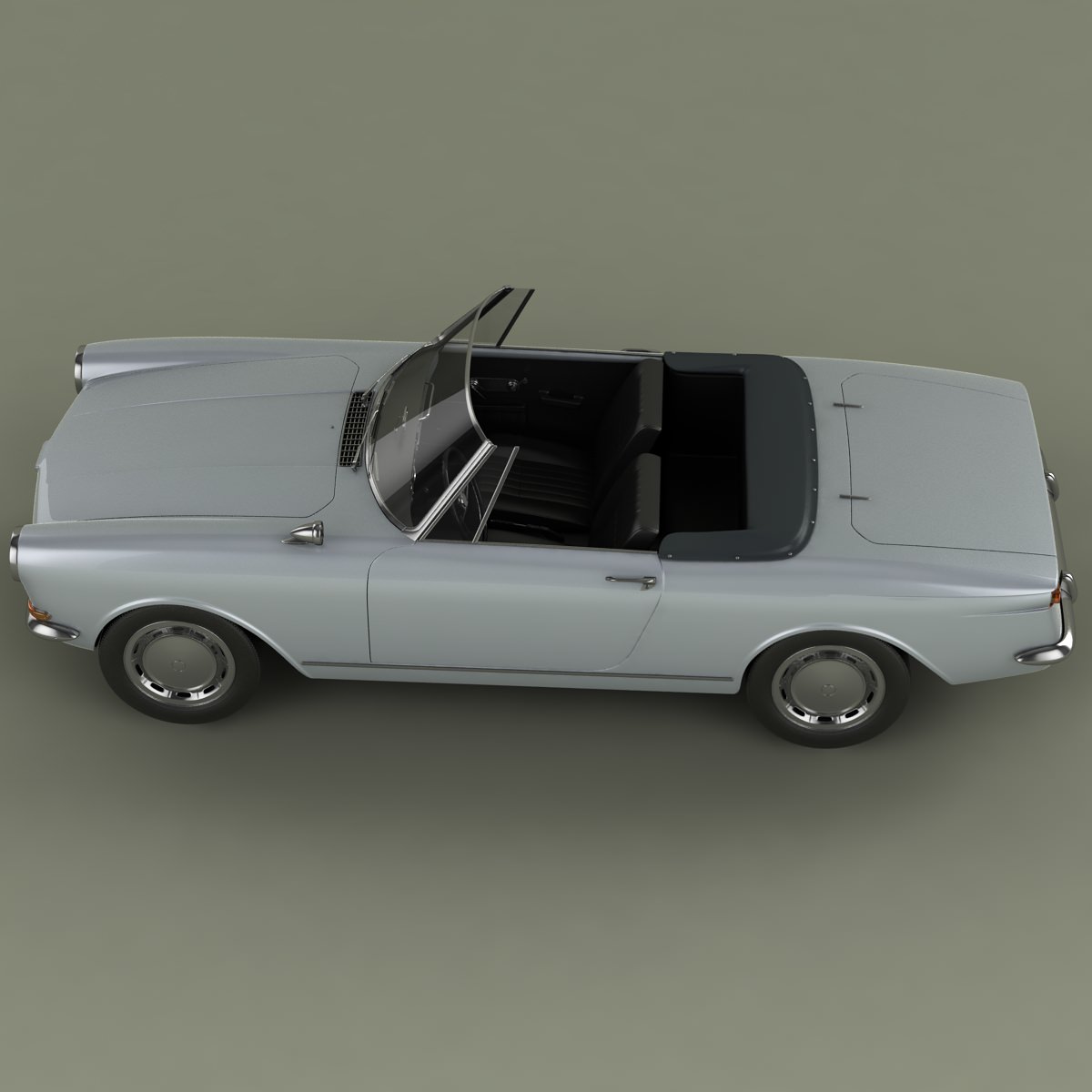 Opel Kadett Frua Cabriolet 3D model_6