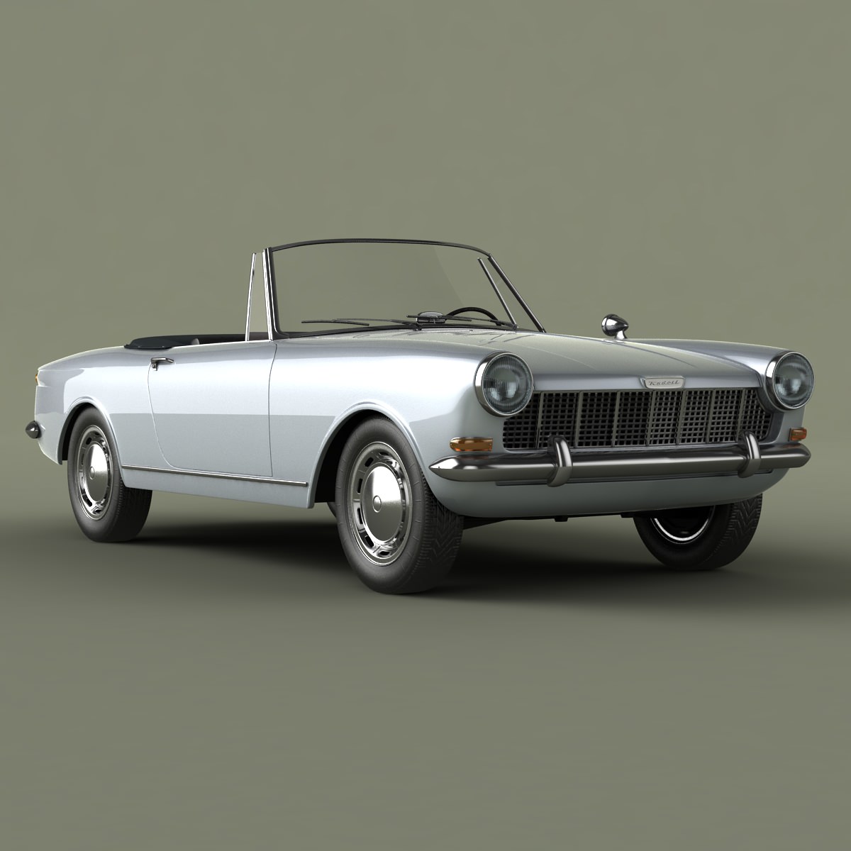 Opel Kadett Frua Cabriolet 3D model_8