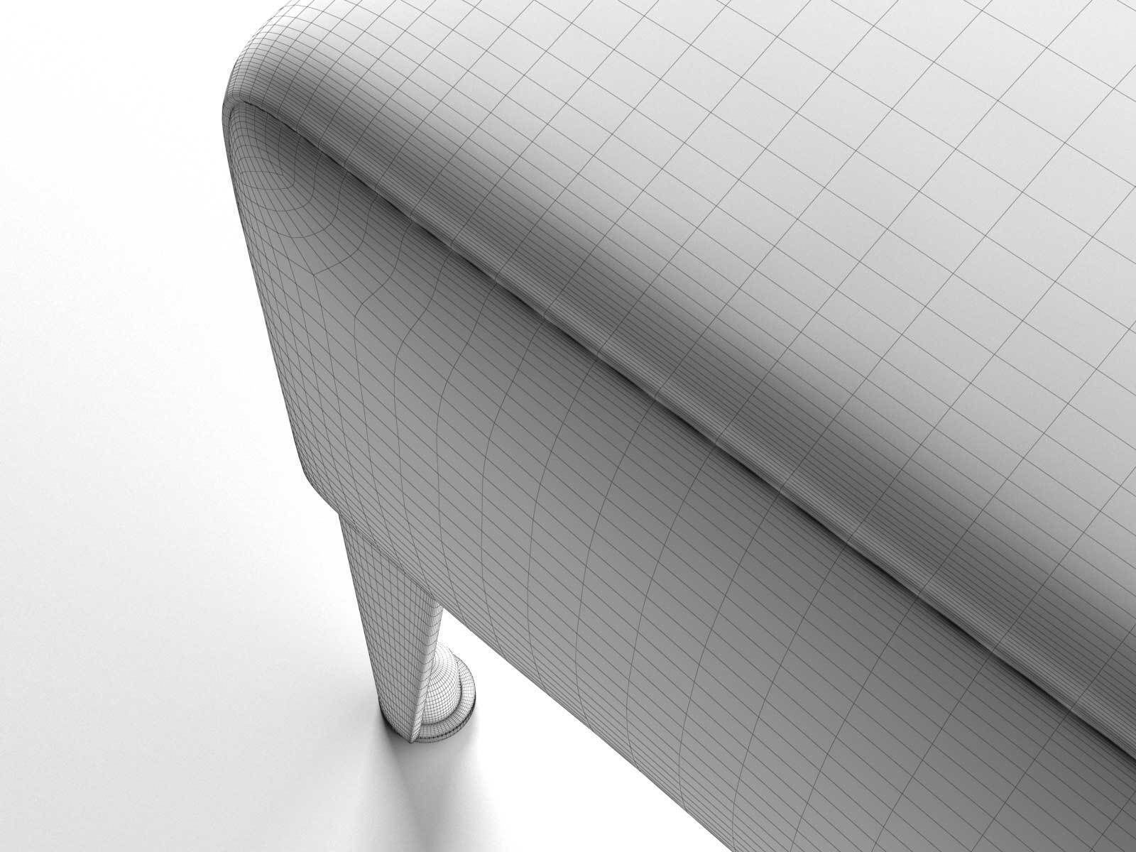 Filemone Bench 3D model_2