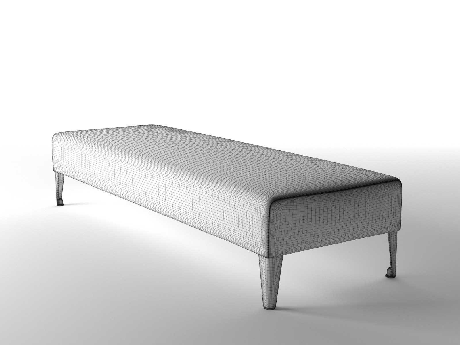 Filemone Bench 3D model_1