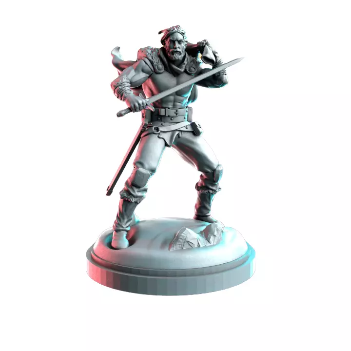 Klaus VI - RPG Tabletop Figure 3D print model