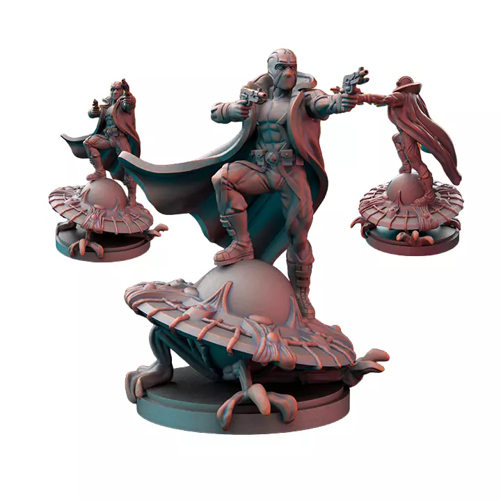 3 Brain Xeon II - Collectible Hero Figurine 3D print model