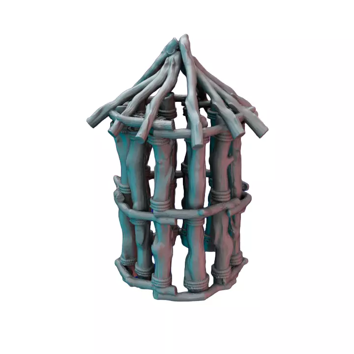 Woodcage VI - Detailed Tabletop Figurine 3D print model