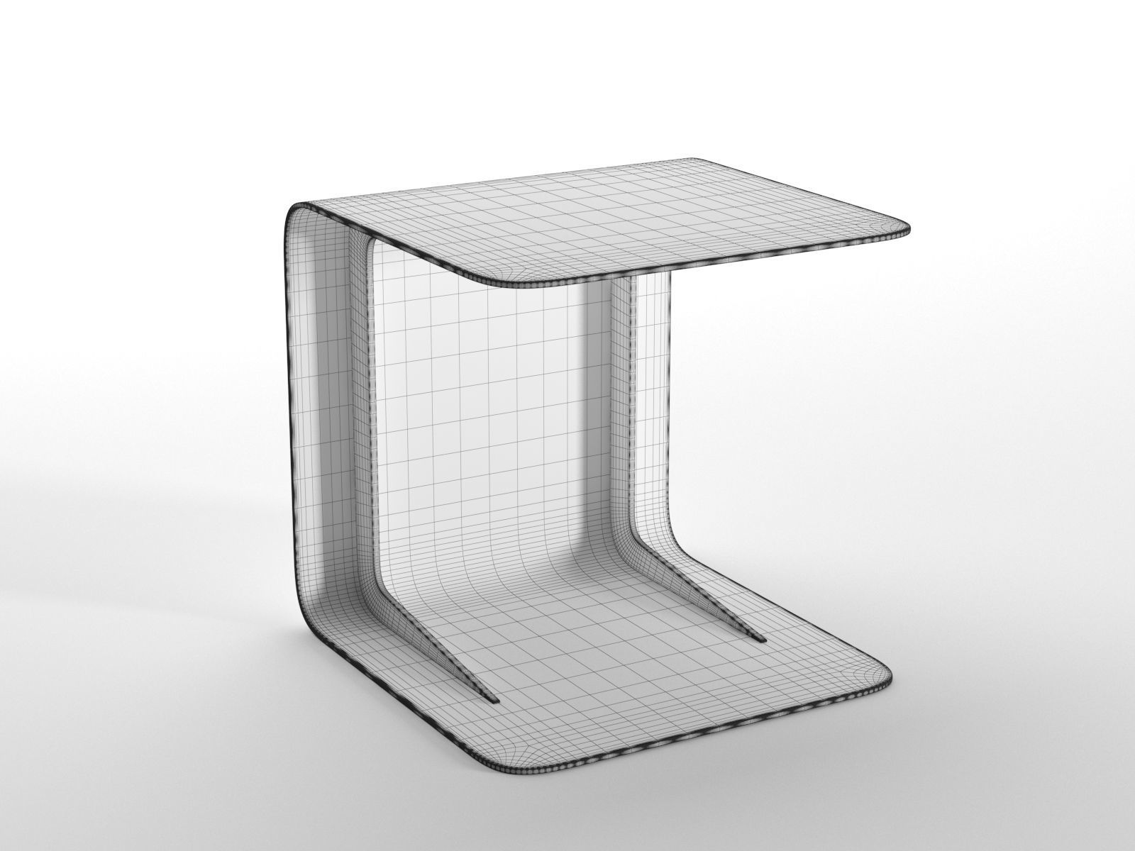 FLD 60 T Side Table 3D model_1