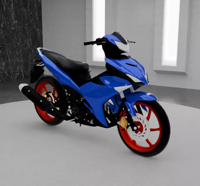 Yamaha MX King 150 2022 - 3D Printable STL Model 3D print model