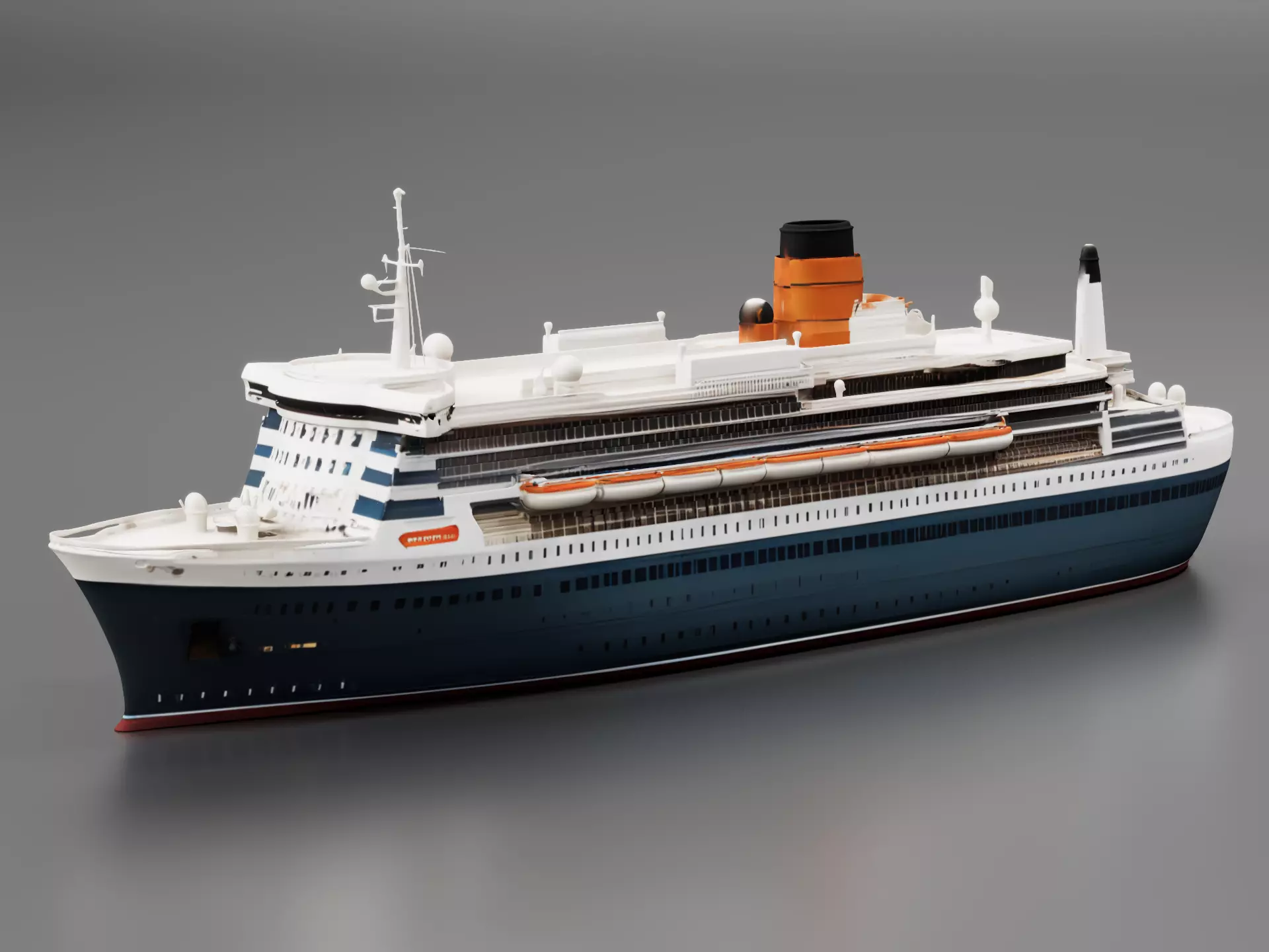 Queen Mary 2 - Ocean Liner 3D print model