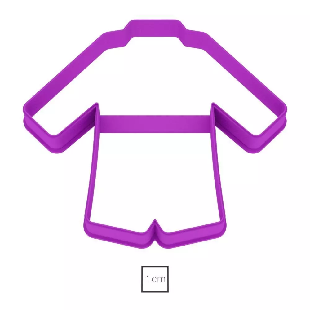 Coat cookie cutter for professional Free 3D print model
