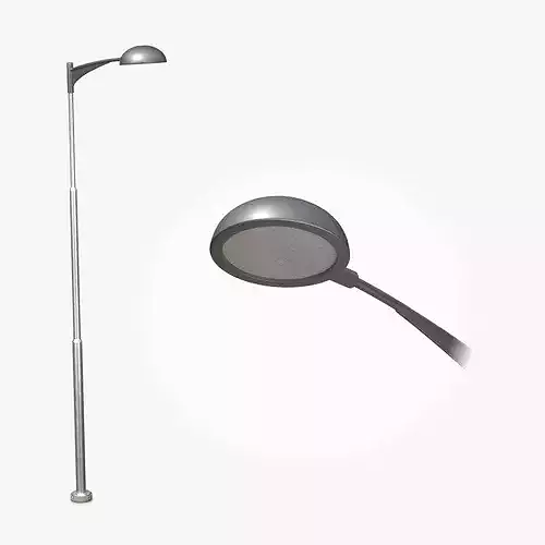 Street Light - Modern Curved Arm