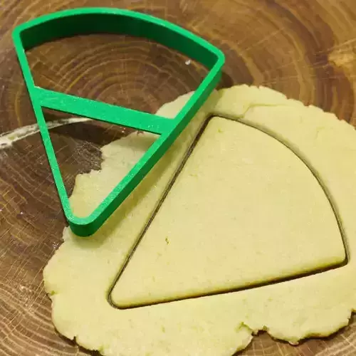 Piece of pizza cookie cutter for professional