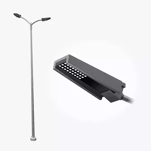 Street Light - Dual Modern Roadway LED Panel