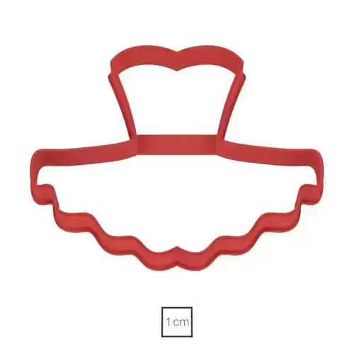Dress ballet 2 cookie cutter for professional