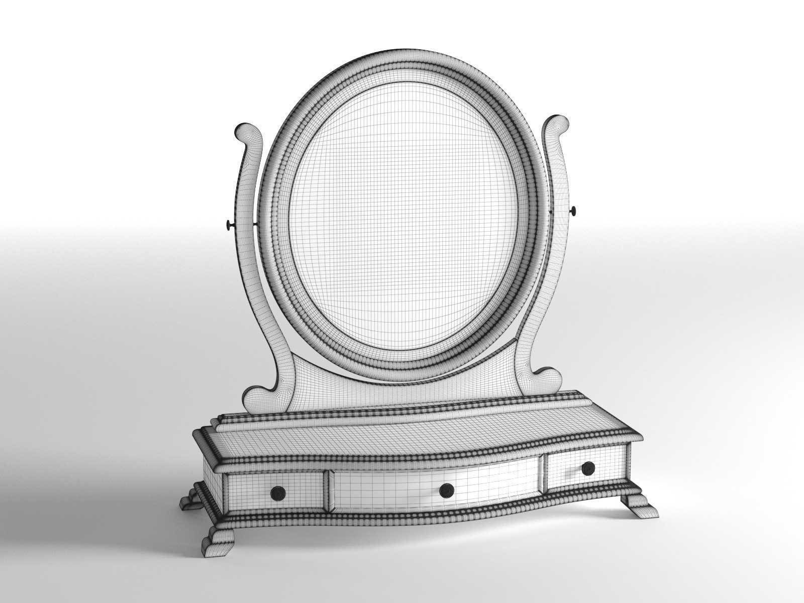 Florence Vanity Mirror 3D model_1