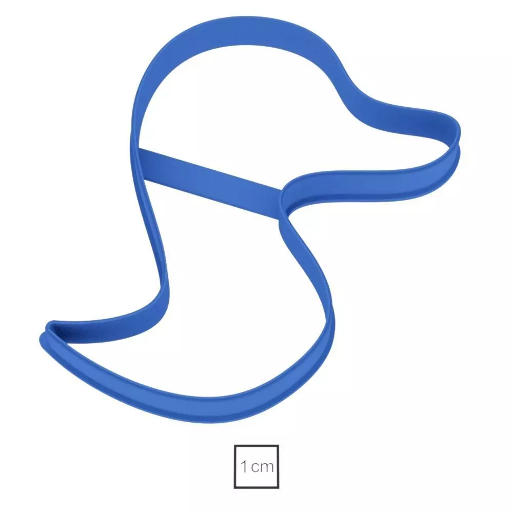 Head duck cookie cutter for professional Free 3D print model