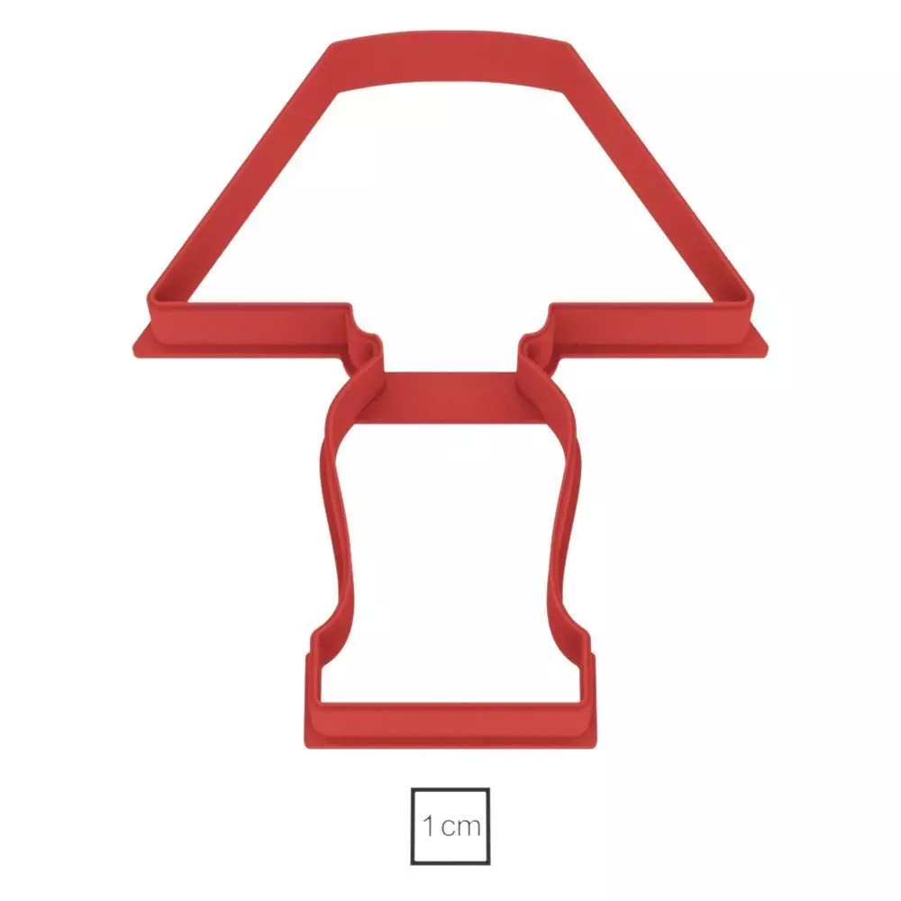 Lamp cookie cutter for professional Free 3D print model