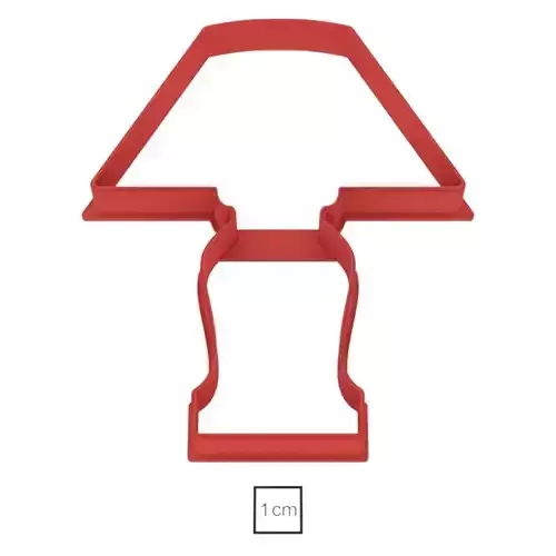 Lamp cookie cutter for professional