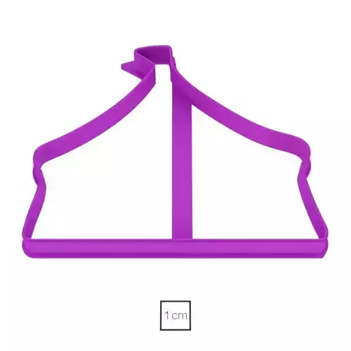 Tent Circus cookie cutter for professional