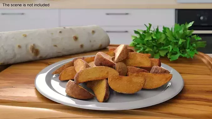 Country Fries 3D model 2