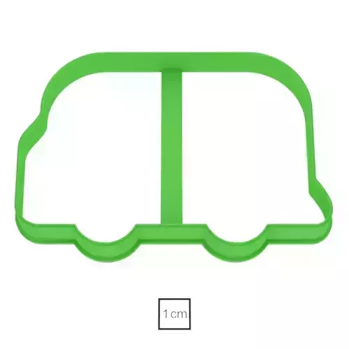 Bus cookie cutter for professional